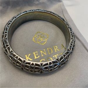 Kendra Scott Large Silver Bangle - Retired!